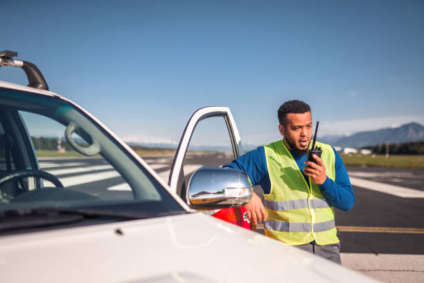 istock Latin Airfield Operations Officer Coordinating Dispatching 1483202662