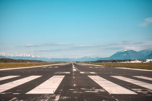 istock Airport Runway Under The Alps 1483202960