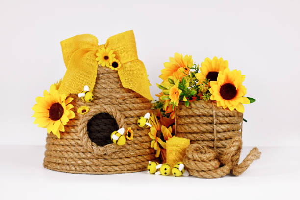 Beehive Rope 60+ Bee Skep Stock Photos, Pictures & Royalty-Free Images - iStock