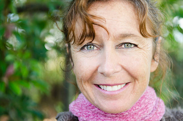 istock happy smiling mature woman 148320531