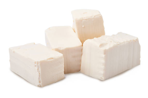 istock white tofu isolated on white background with clipping path 1483205880