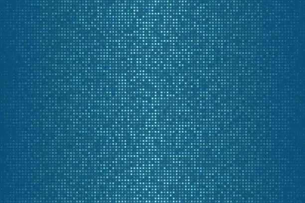 Vector illustration of Abstract Blue halftone background with dotted - Trendy design