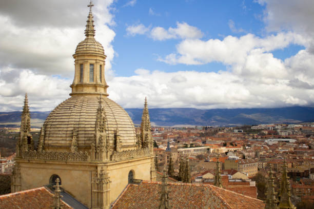 istock Landscape of Segovia from Cathedral 1483217221