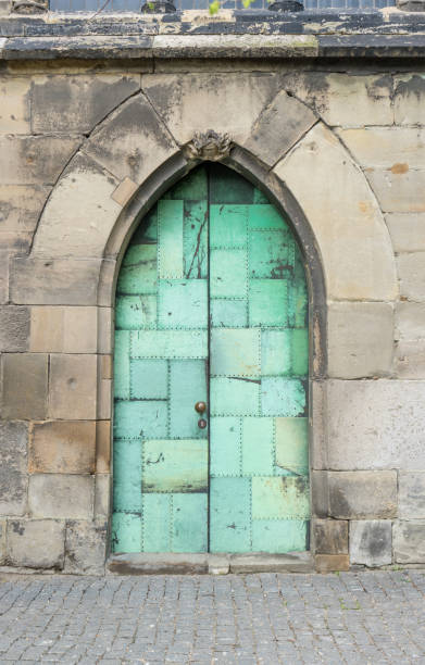 istock door to the Magdeburg Cathedra 1483219026