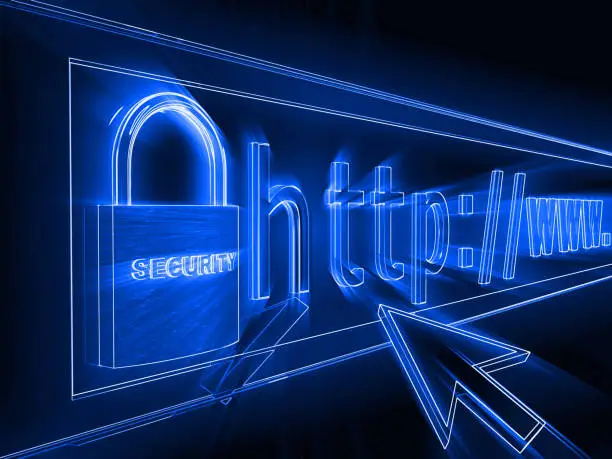 Network security cyber data protection HTTPS protocol