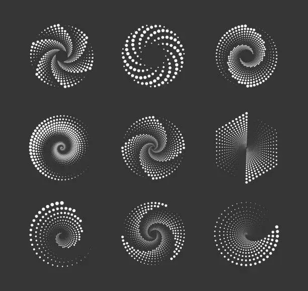 Vector illustration of Circle Design Elements