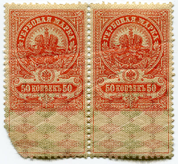 istock Russian tax stamps 148323229