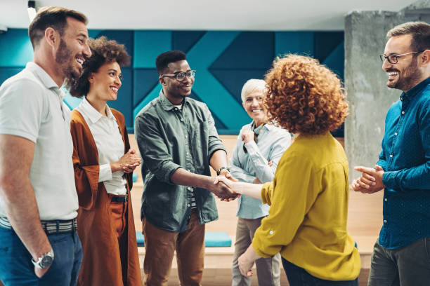 istock Welcoming the new team member 1483233725