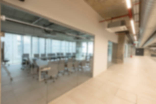 istock Interior of big office space hallway 1483240348
