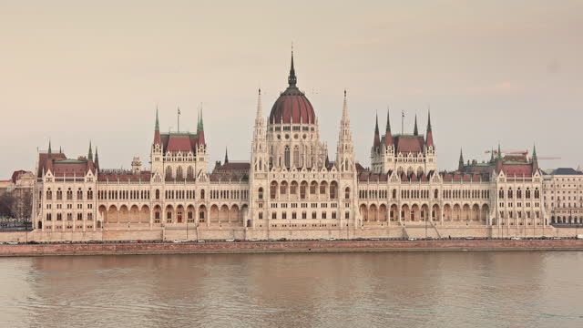 Hungarian Parliament Building, late winter