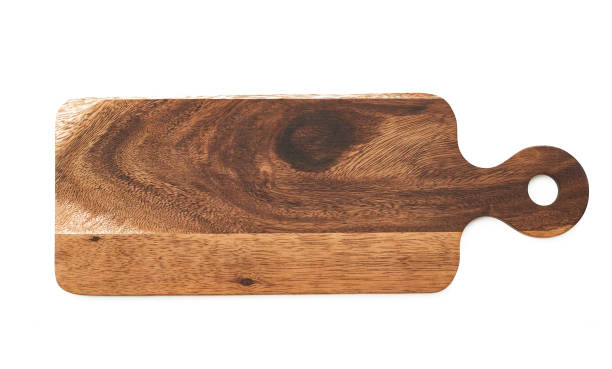 istock blank mock up empty wood cutting or serve board or tray isolated on white background. mock up empty wooden board isolated 1483242078