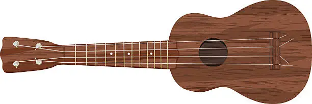 Vector illustration of ukulele