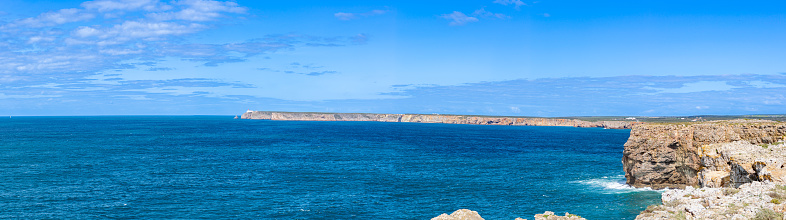West Atlantic coast of Algarve region, south of Portugal.