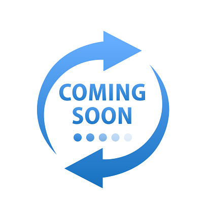Coming soon loading. no image, no video available. simple coming soon page. Modern icon coming soon banner. Flat web ethics element. Vector illustration