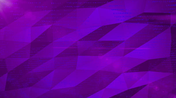 istock Purple futuristic electronic neon ray energy abstract, abstract technology background looping animation, cyber disco beams dynamic effect, galaxy illuminated glow 1483269071