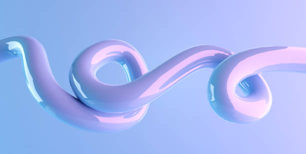 istock abstract pastel twist swirl soft pop 3d wallpaper blue pink background. 3d illustration render 1483277831