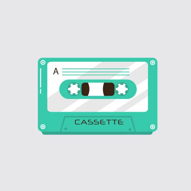 Vector illustration of Retro cassettes