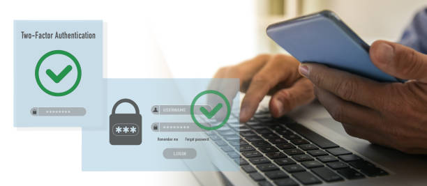 istock Two factor authentication. Ensure protection, identification concept. Security of online accounts. 1483291163