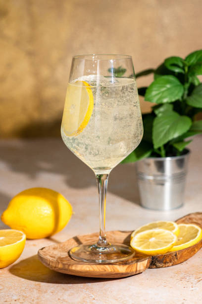 istock Limoncello Spritz Aperitif drink cocktail lemon with fresh lemons 1483291989