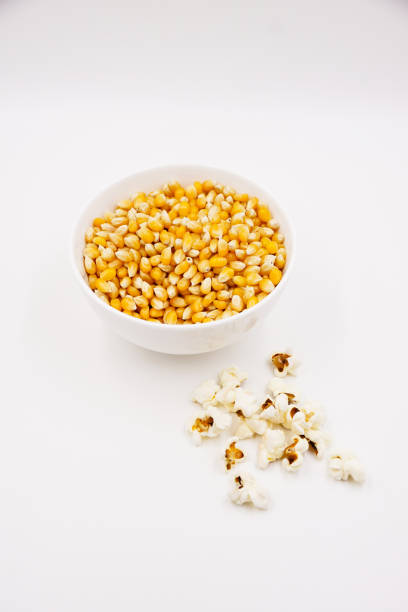 istock Gluten free organic kernels and freshly made popcorn 1483294671