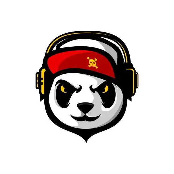 Vector illustration of Panda