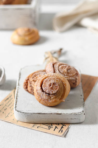 istock Homemade buns with cinnamon. 1483315160