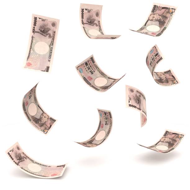 istock Japanese yen falling money financial crisis 1483317143