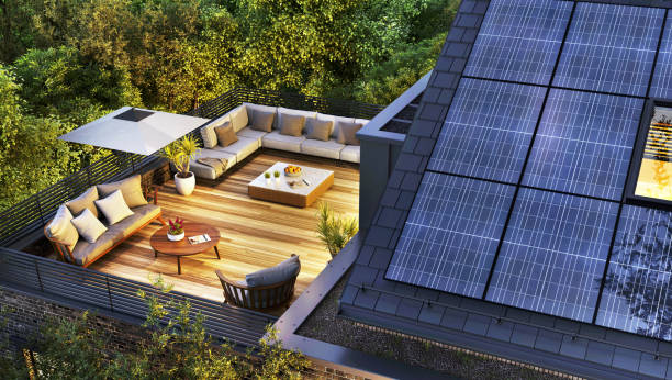 istock Solar panels and solar energy for the home 1483319131