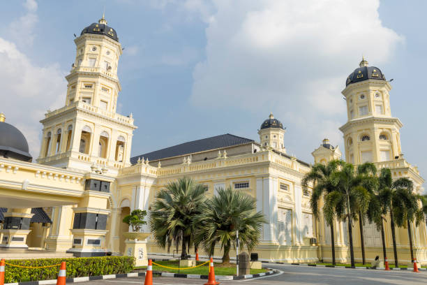 istock Sultan Abu Bakar State Mosque Building, Masjid,  Johor Bahru, Malaysia 1483319849