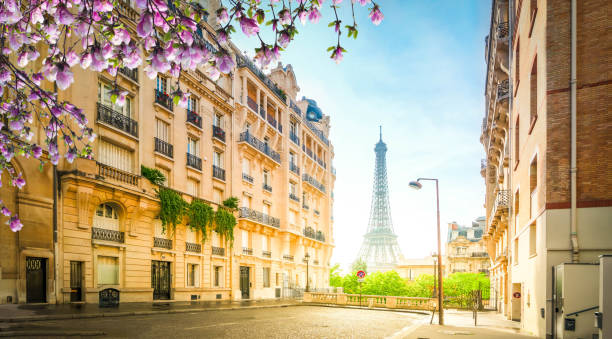 istock eiffel tour and Paris street 1483321062