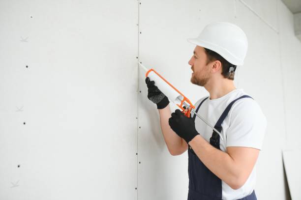 istock Professional Workman Applying Silicone Sealant With Caulking Gun on the Wall 1483322720