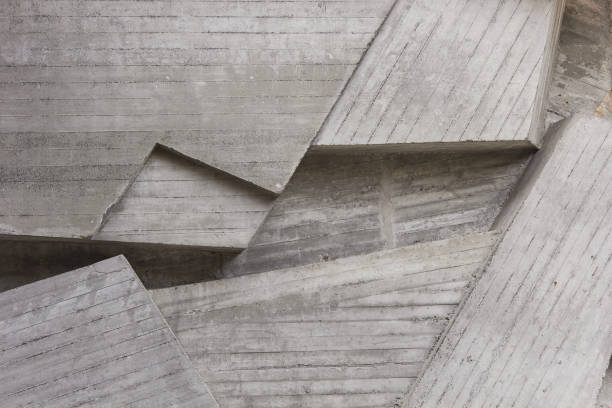 istock Geometrically abstract cement background. Background or texture with concrete geometric. 1483327452