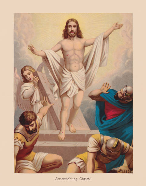 istock The Resurrection of Christ, chromolithograph, published in 1896 1483332740