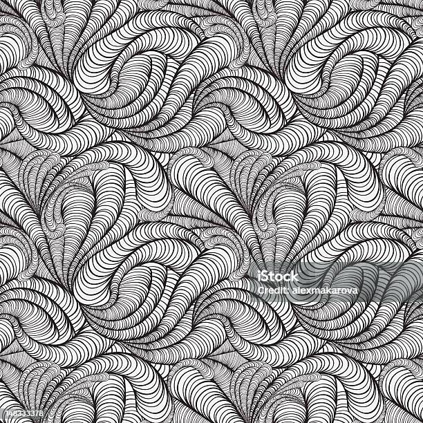 Vector Seamless Funky Pattern Stock Illustration - Download Image Now - Abstract, Backgrounds, Bizarre