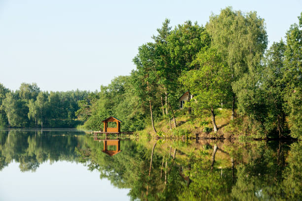 istock Lakeside on a sunny summer day 1483338715