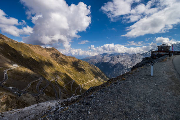 istock Mountain scenic road in Alps 1483339474
