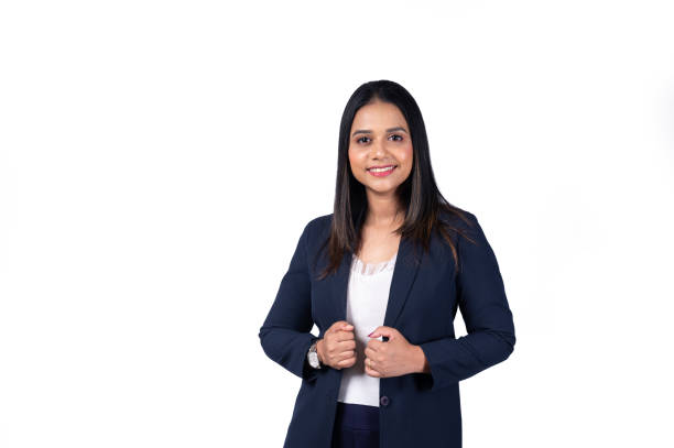 istock Smiling confident young businesswoman 1483341552