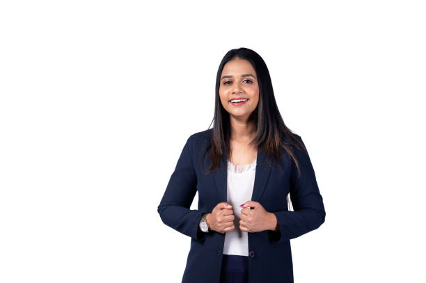 istock Smiling confident young businesswoman 1483343527