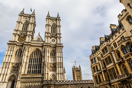 Westminster Abbey Cathedral in London during the Day