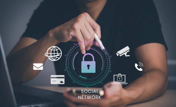 istock Cyber security and Security password login online concept  Hands typing and entering username and password of social media, log in with smartphone to an online bank account, data protection hacker 1483355774