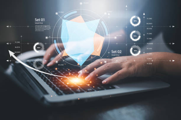 istock Working on laptops with Planning analysis and Project management online. Stock Market Investments and Digital Assets, analyzing forex trading graph financial data. Business finance background. 1483358446