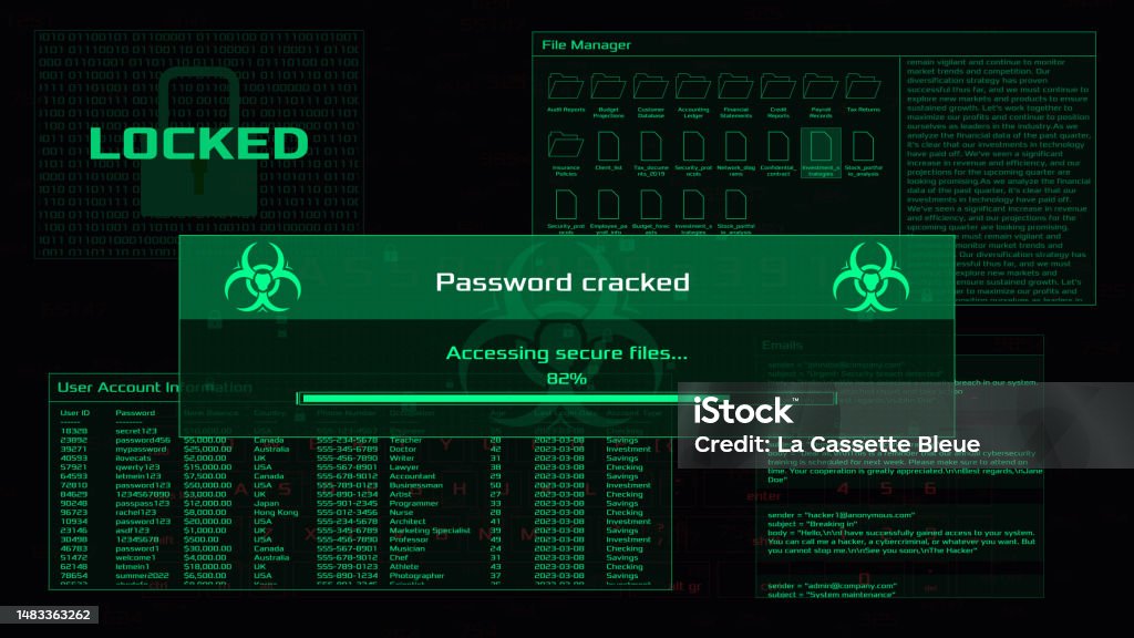 Cracking Password Pop Up Hacking Interface Screen Vector Password Cracking password pop up hacking interface screen vector password