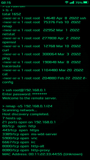 Green Code Window On Phone Screen Vector Hacker Gui Concept Stock ...