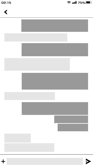 Conversation Interface Phone Phone Conversation Message Interface On Transparent Background With ...