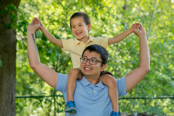istock Playful Father and Young Son 1483368175