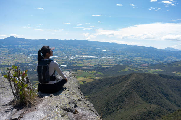 istock group of friends walking on the mountain. 1483385808