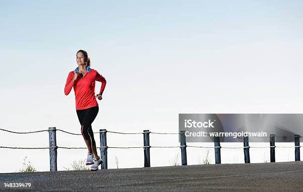 Running Panorama Fitness Stock Photo - Download Image Now - Active Lifestyle, Activity, Adult