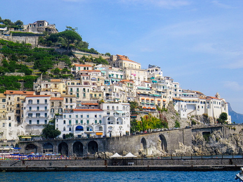 Amalfi view in summer