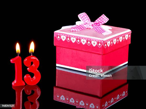 Birthday Present Stock Photo - Download Image Now - 14-15 Years, Anniversary, Birthday