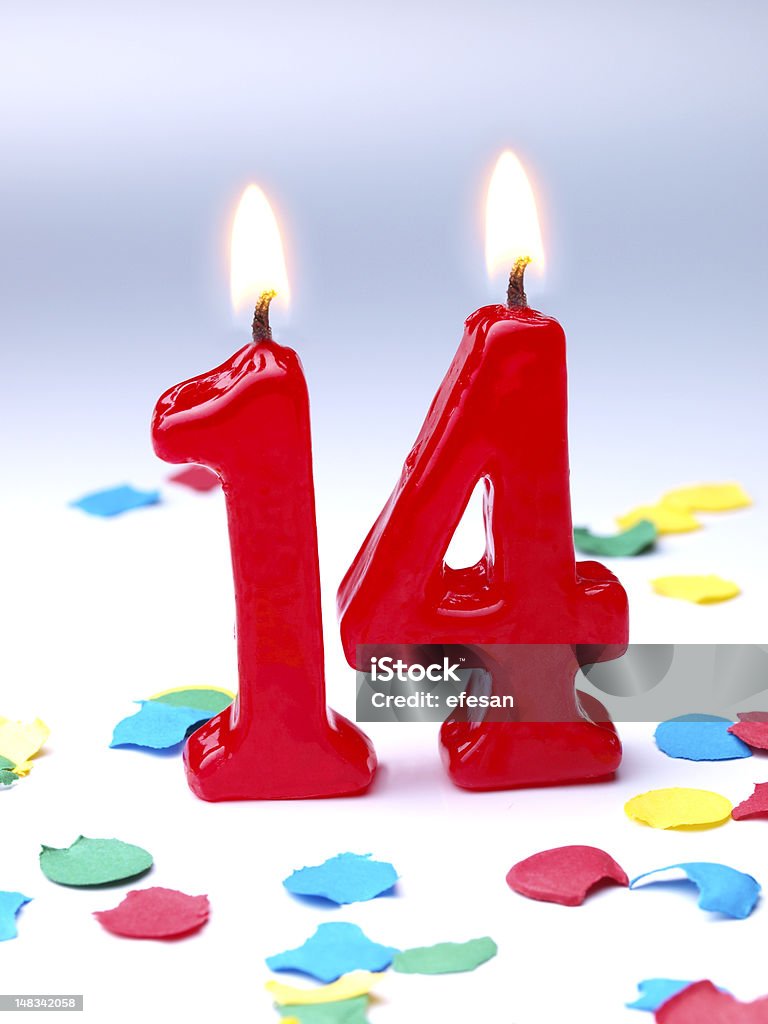 Cumpleaños, aniversario Nr. 14 - Foto de stock de 14-15 años libre de derechos